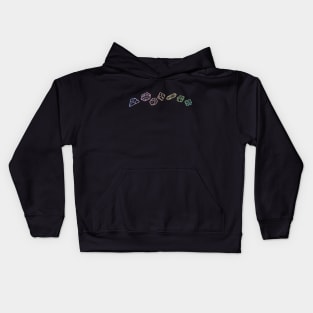 Rainbow dice Kids Hoodie